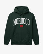 Morocco Collegiate Flag Hoodie