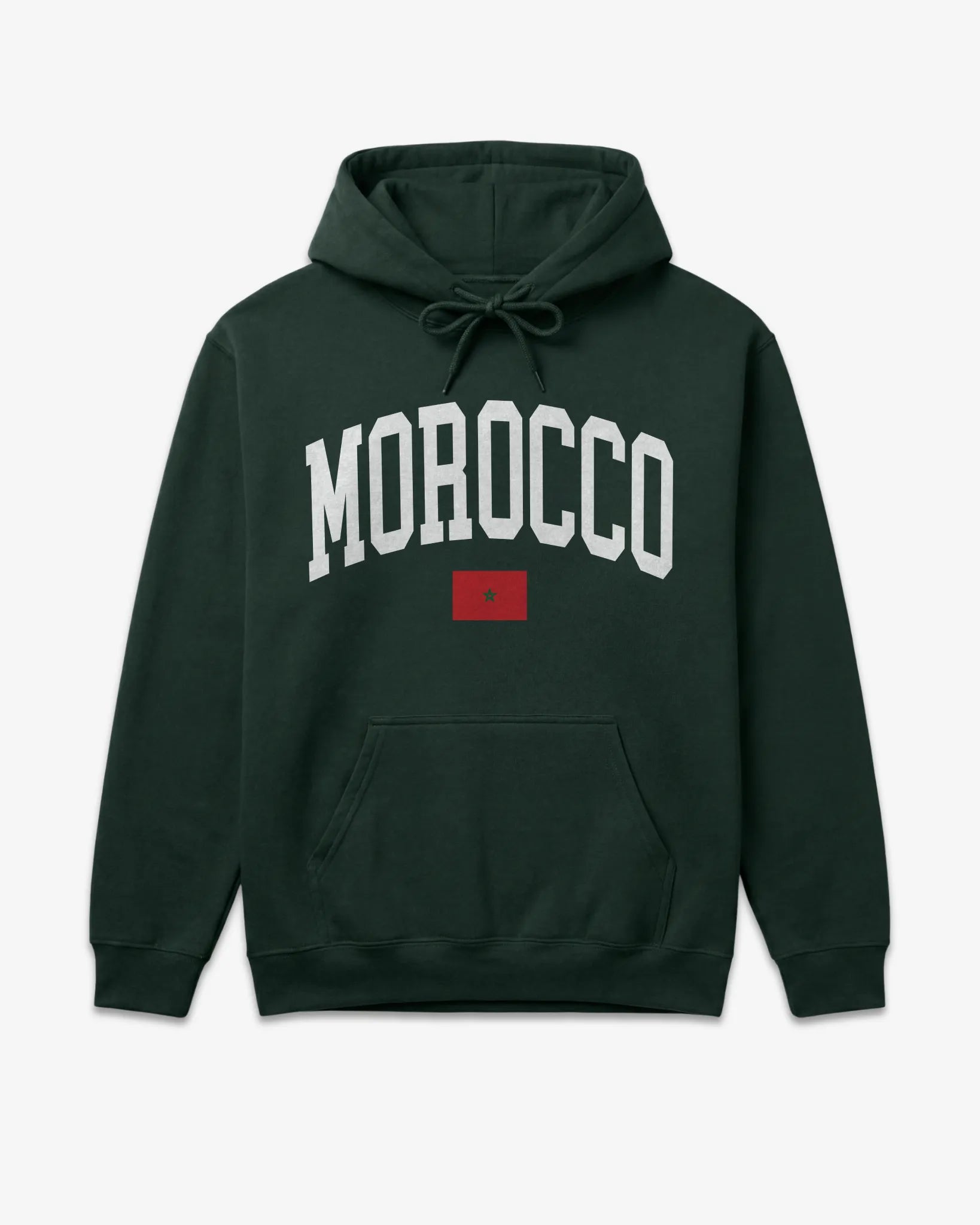 Morocco Collegiate Flag Hoodie