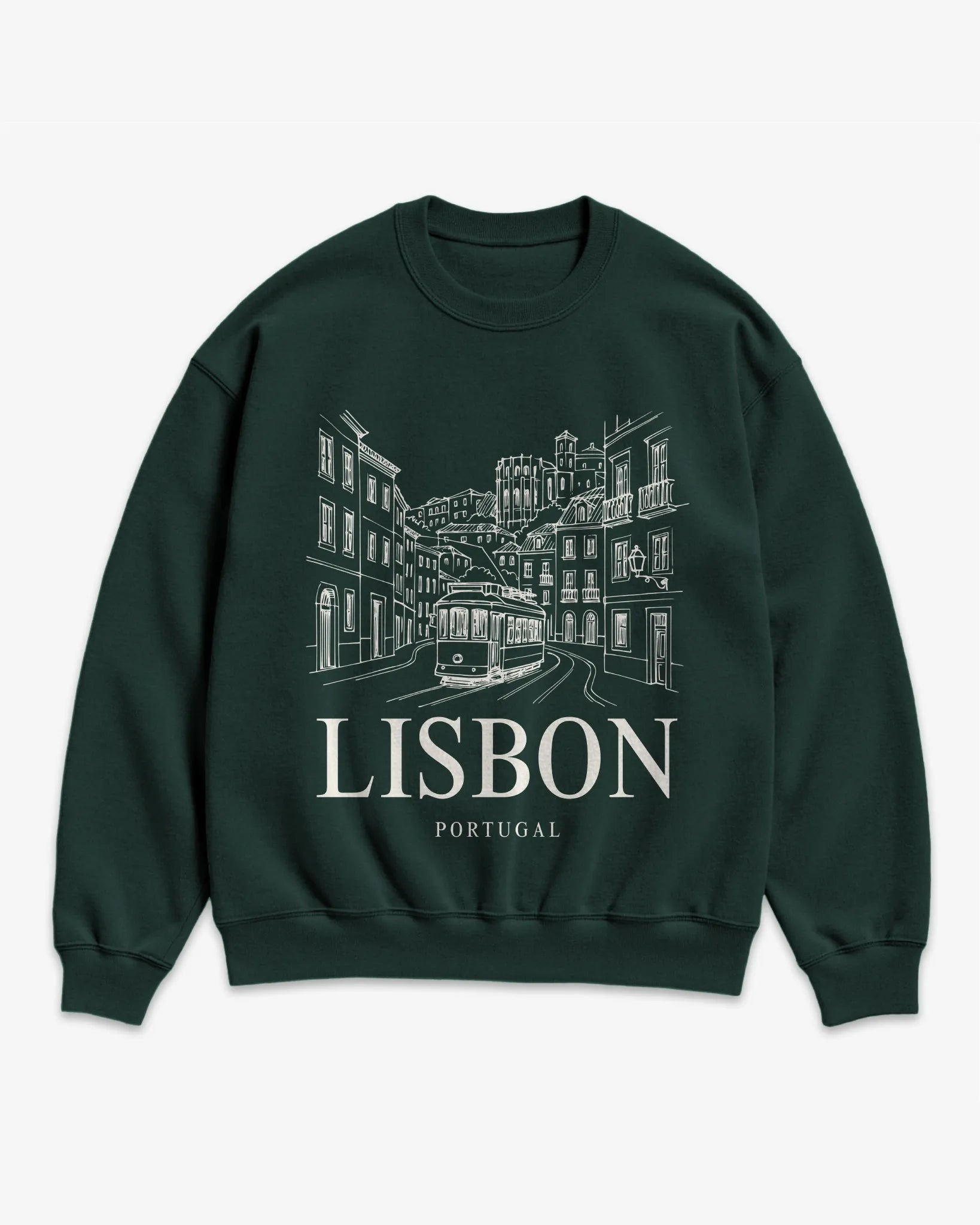 Lisbon Vintage Sketch Sweatshirt