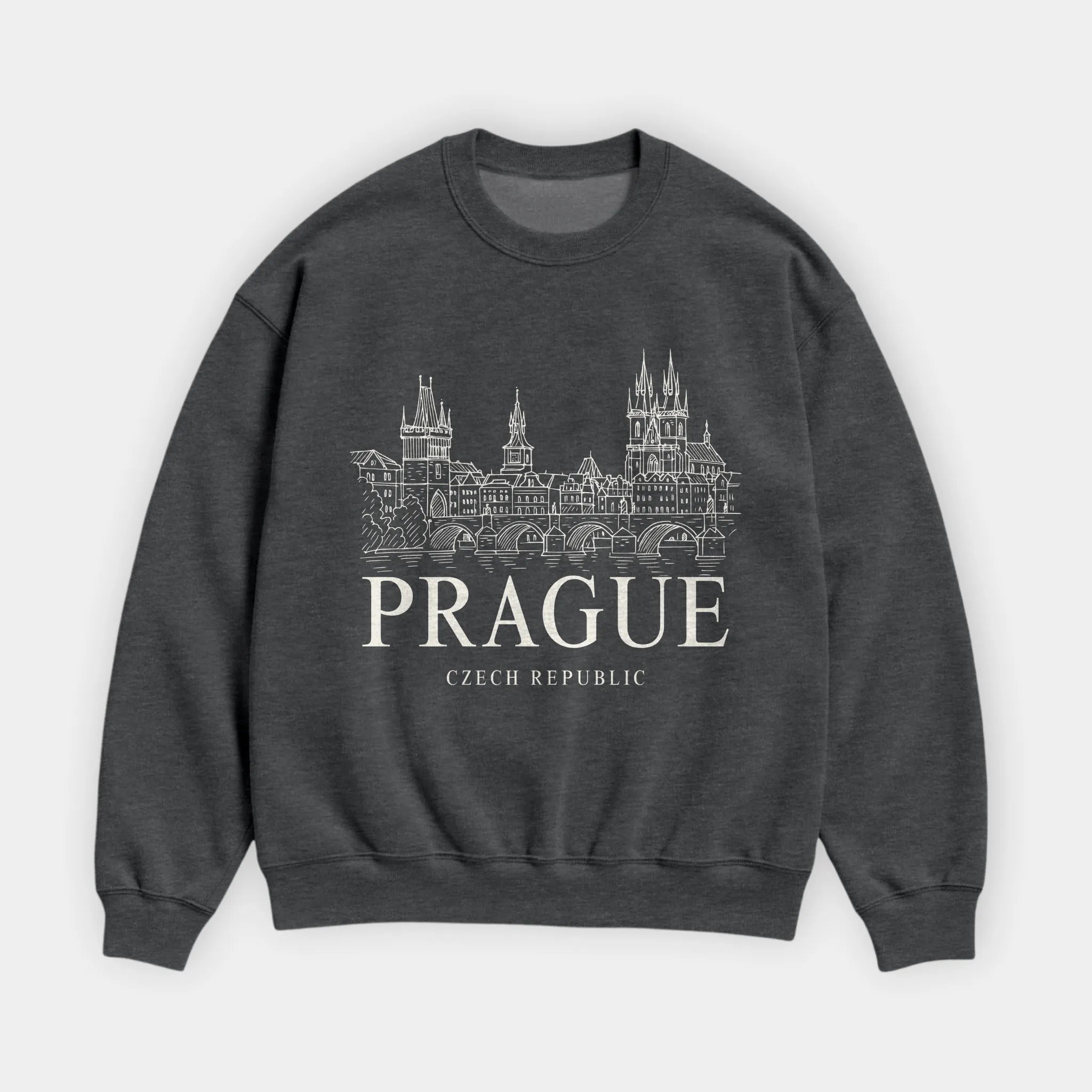 Prague Vintage Sketch Sweatshirt