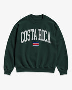 Costa Rica Collegiate Flag Sweatshirt