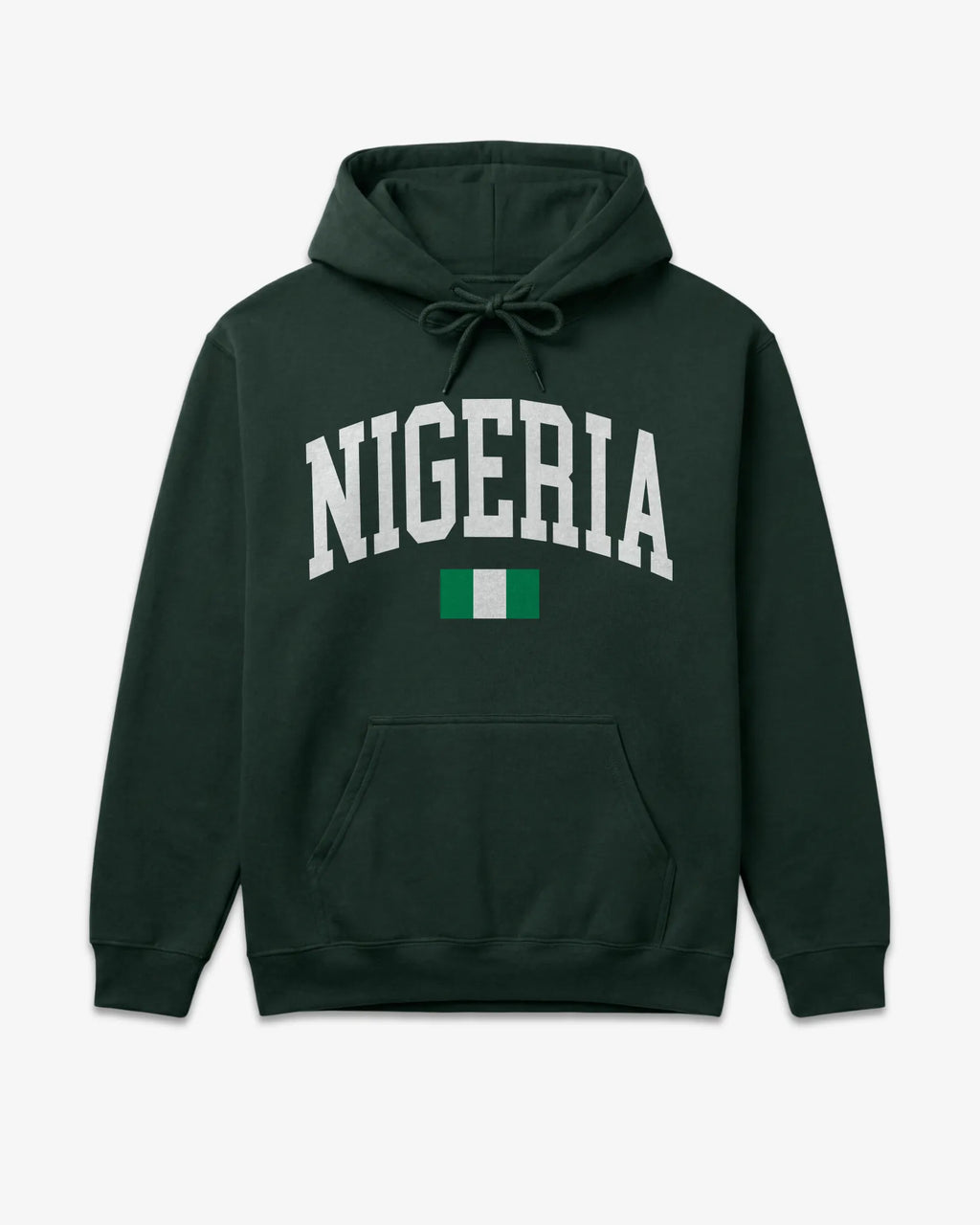 Nigeria Collegiate Flag Hoodie