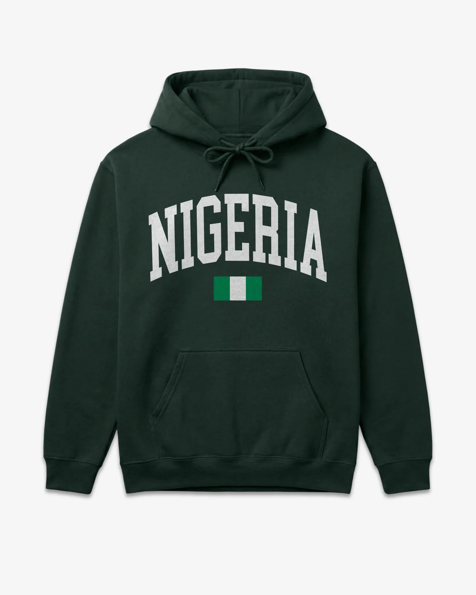 Nigeria Collegiate Flag Hoodie