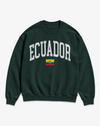 Ecuador Collegiate Flag Sweatshirt