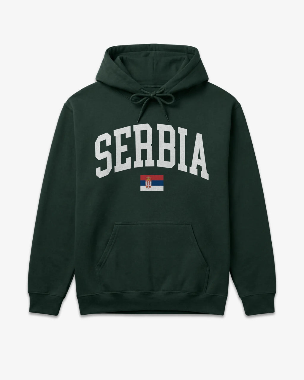 Serbia Collegiate Flag Hoodie