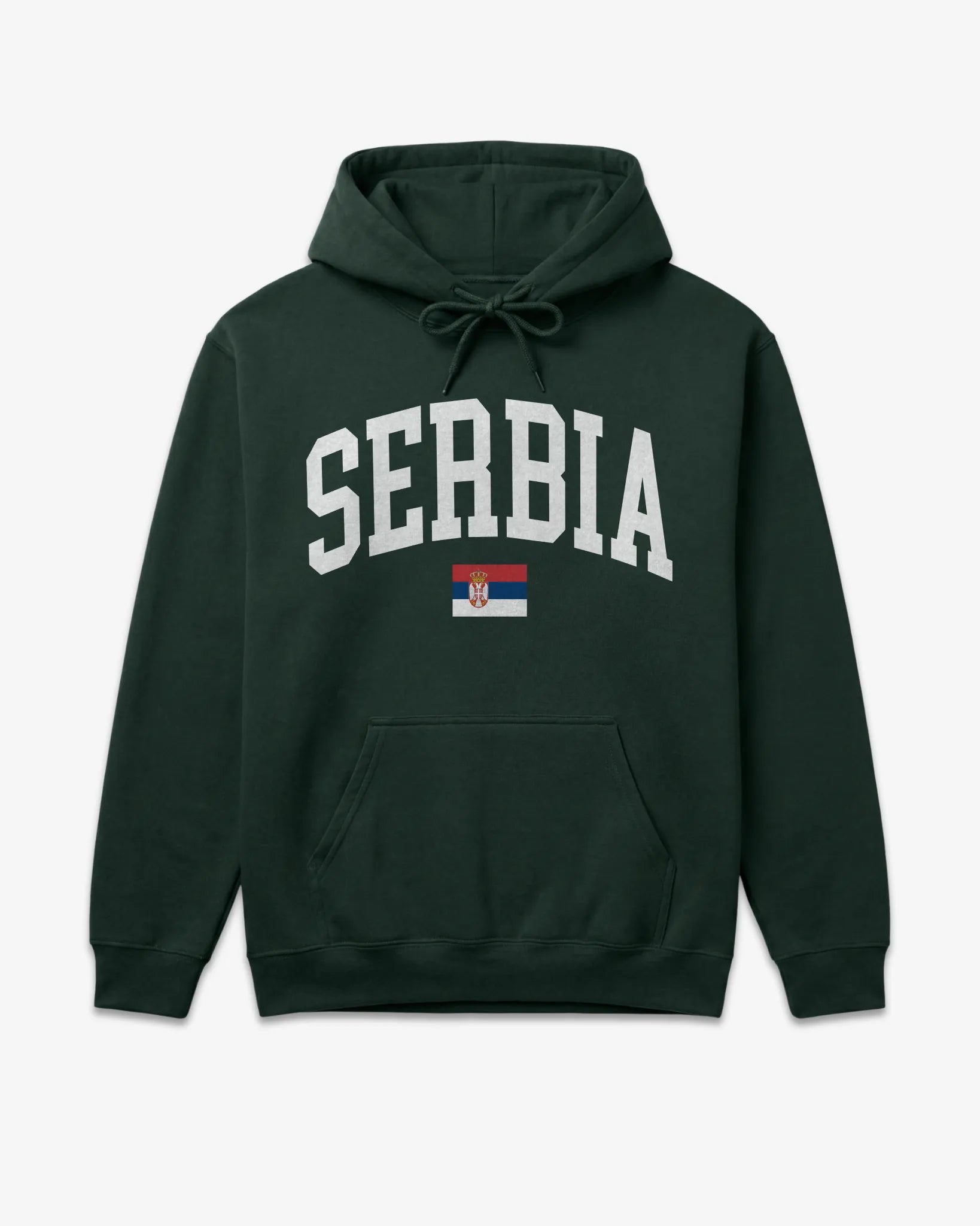 Serbia Collegiate Flag Hoodie