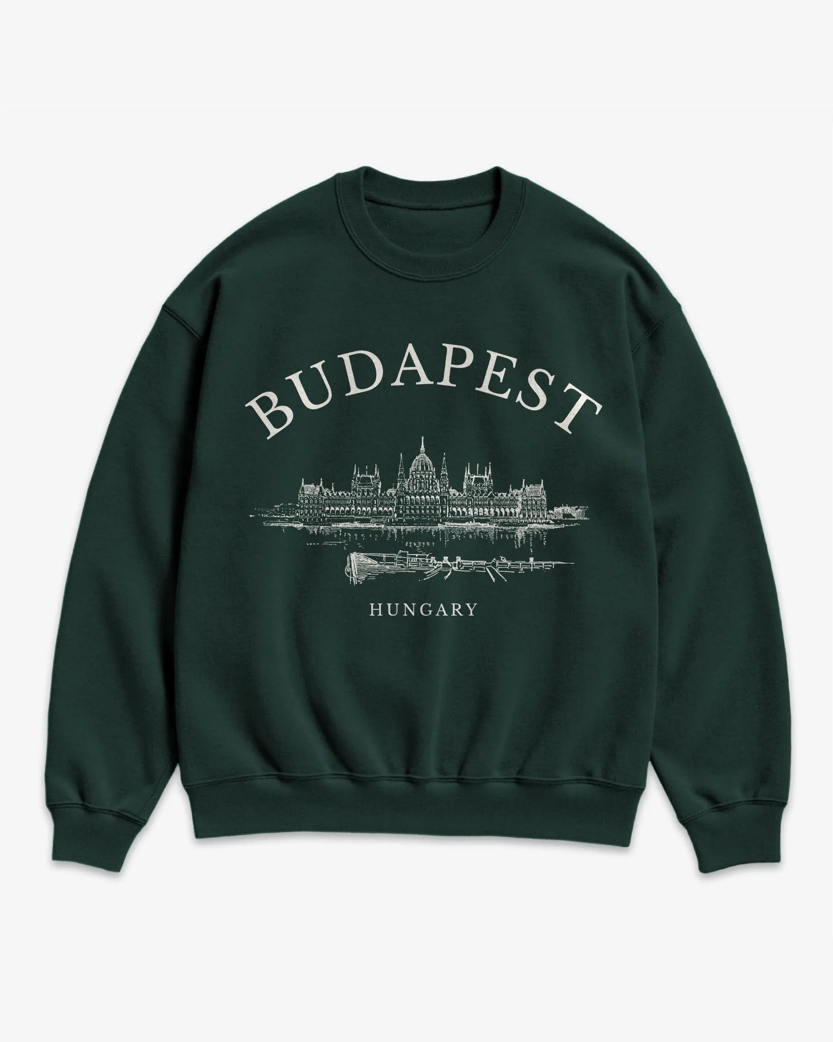 Budapest Vintage Sketch Sweatshirt