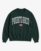 Puerto Rico Collegiate Flag Sweatshirt