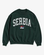 Serbia Collegiate Flag Sweatshirt