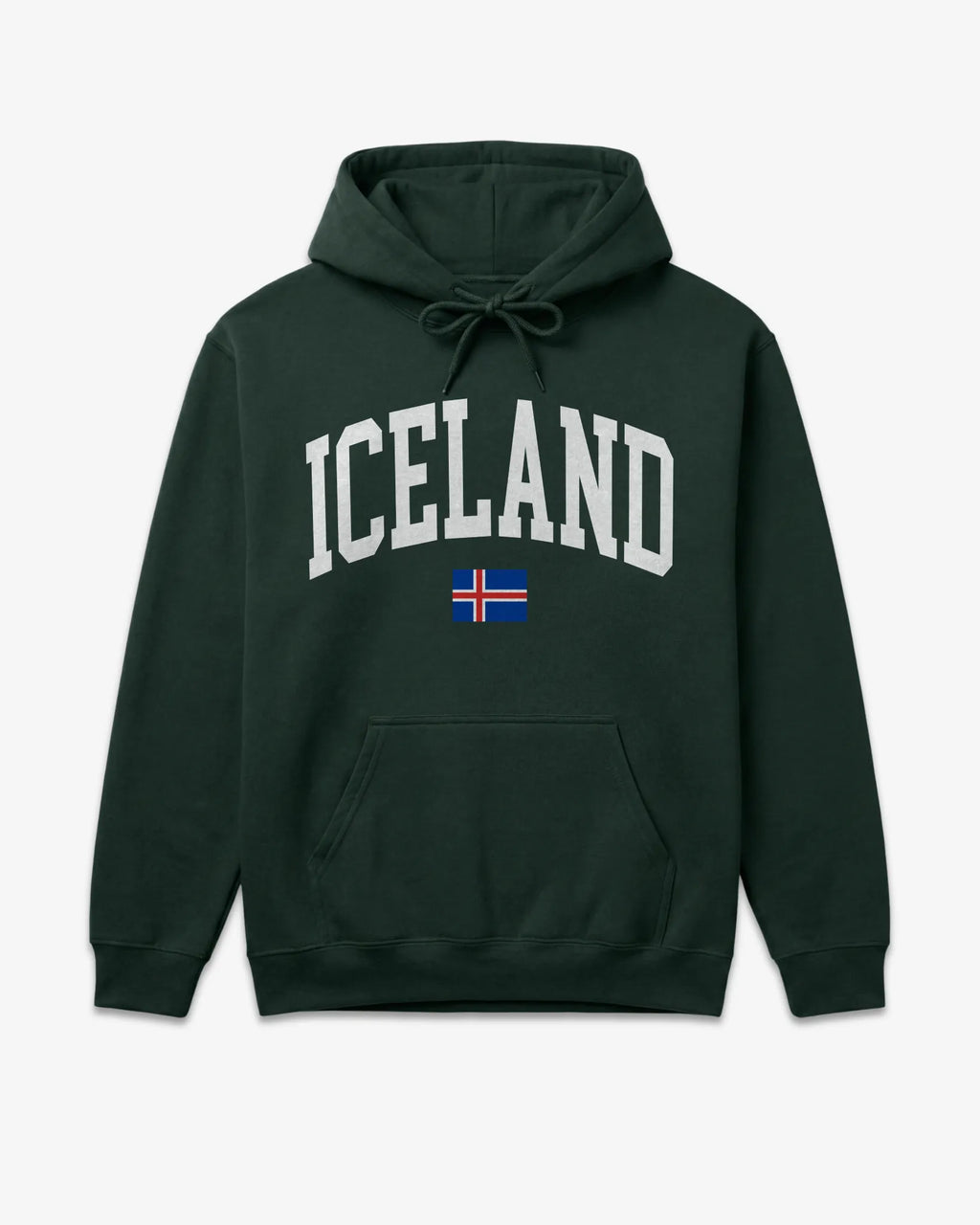 Iceland Collegiate Flag Hoodie