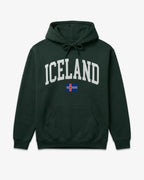 Iceland Collegiate Flag Hoodie
