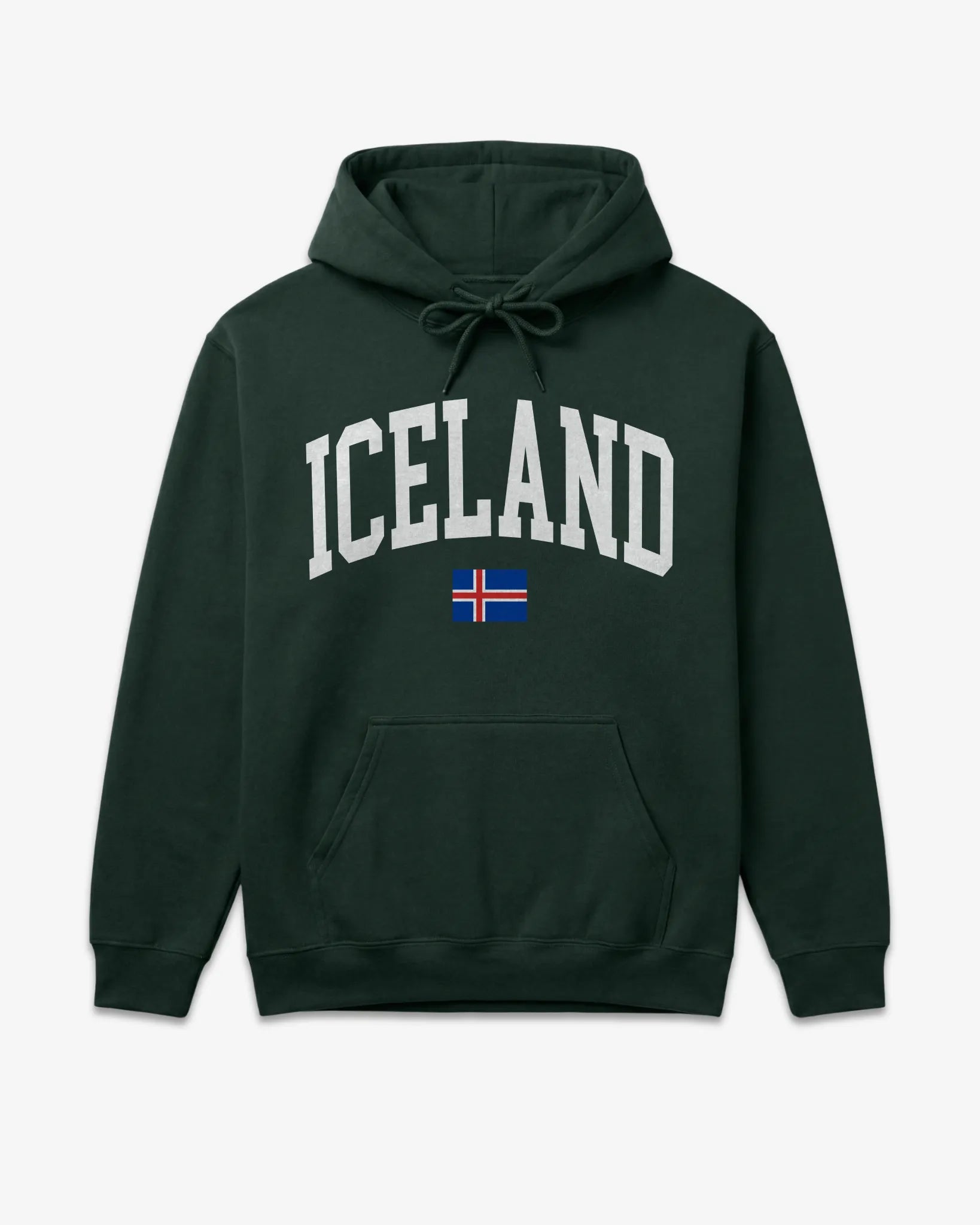 Iceland Collegiate Flag Hoodie