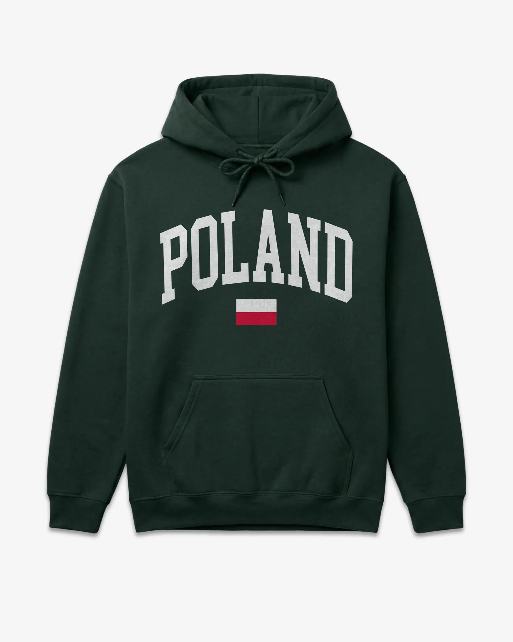 Poland Collegiate Flag Hoodie