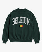 Belgium Collegiate Flag Sweatshirt