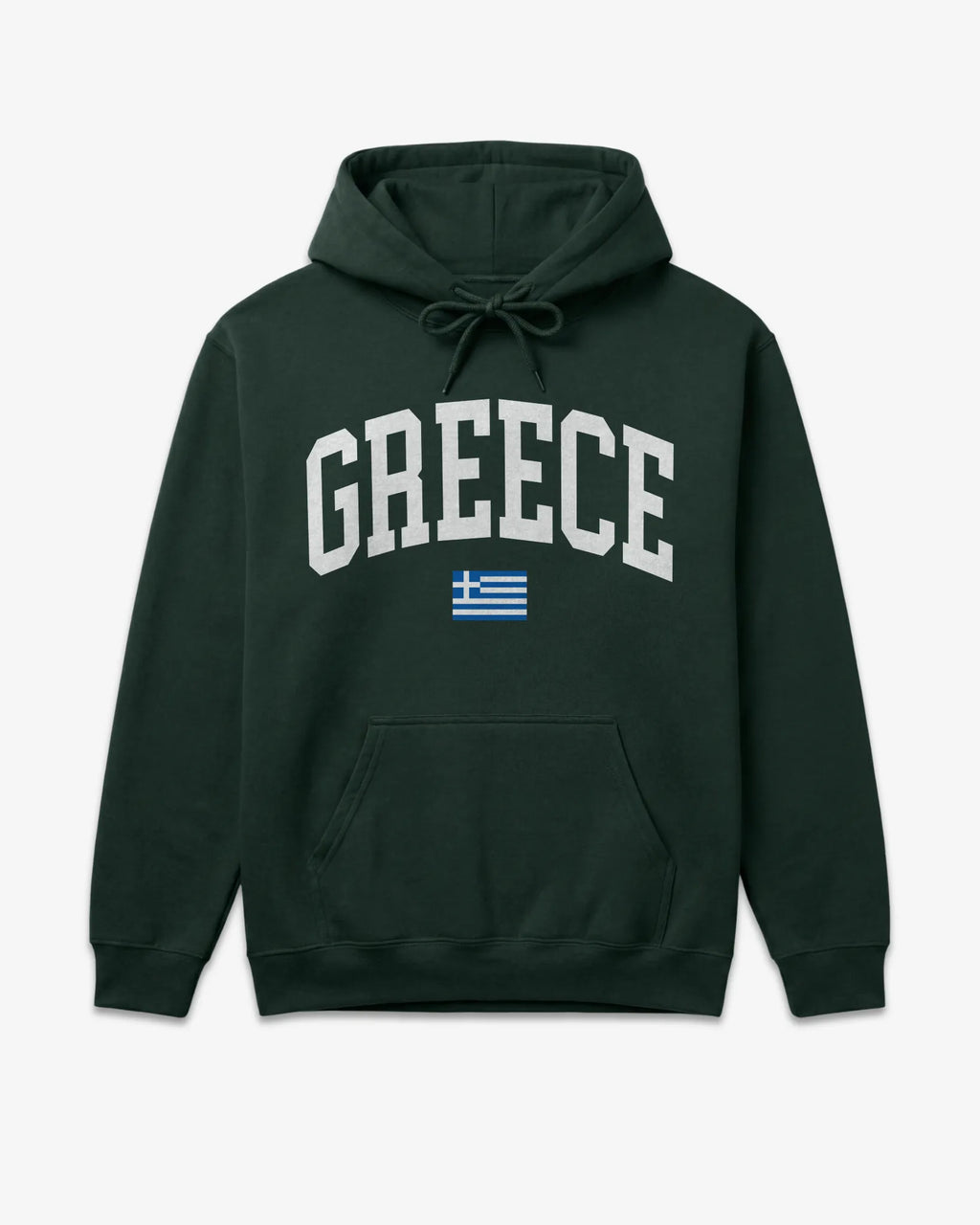 Greece Collegiate Flag Hoodie