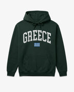 Greece Collegiate Flag Hoodie