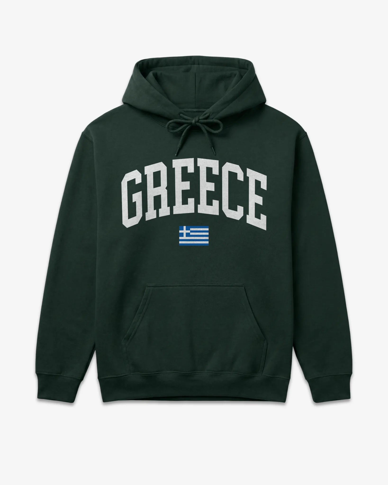Greece Collegiate Flag Hoodie