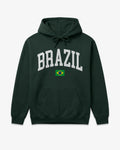 Brazil Collegiate Flag Hoodie