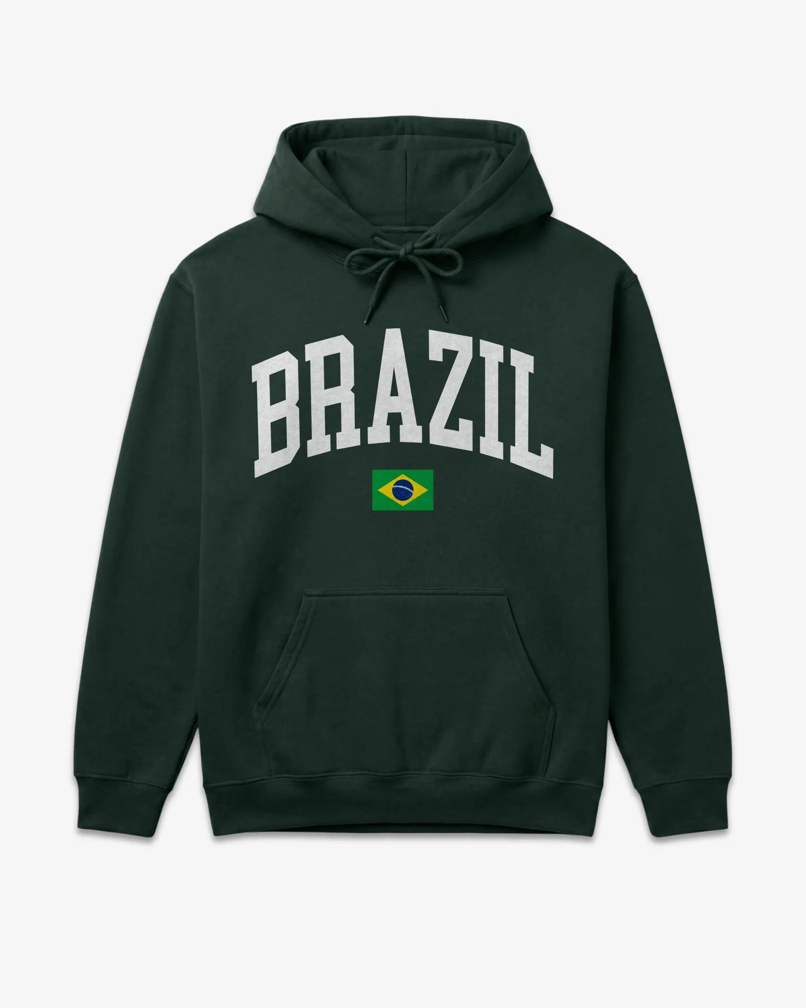 Brazil Collegiate Flag Hoodie