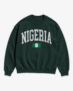 Nigeria Collegiate Flag Sweatshirt