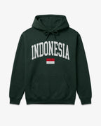 Indonesia Collegiate Flag Hoodie