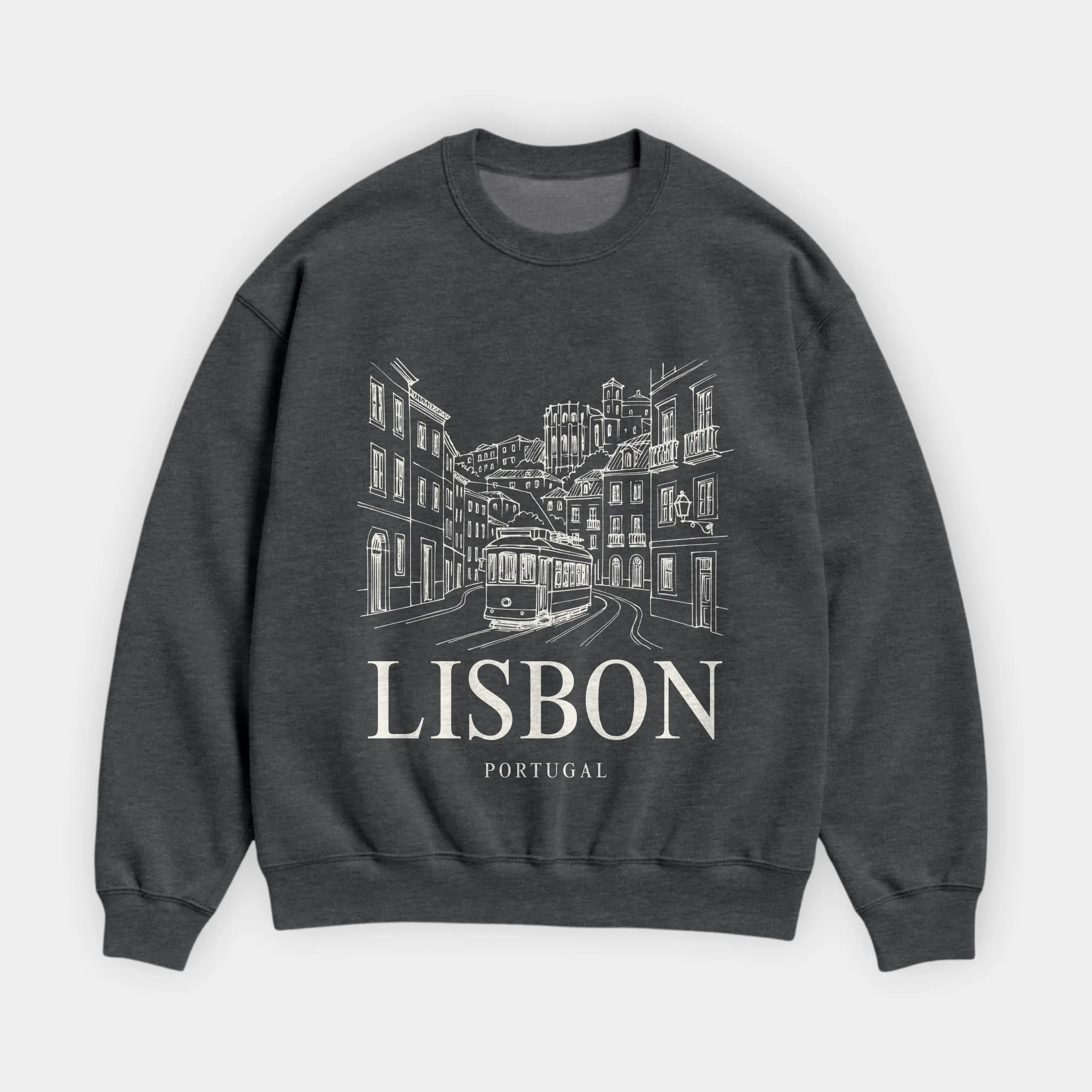 Lisbon Vintage Sketch Sweatshirt