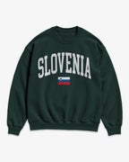 Slovenia Collegiate Flag Sweatshirt