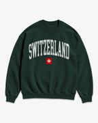 Switzerland Collegiate Flag Sweatshirt