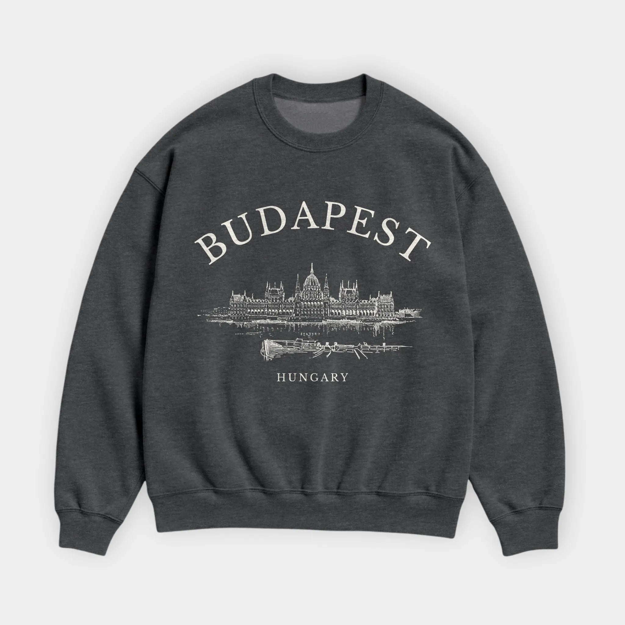 Budapest Vintage Sketch Sweatshirt