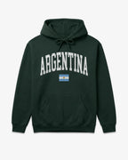 Argentina Collegiate Flag Hoodie