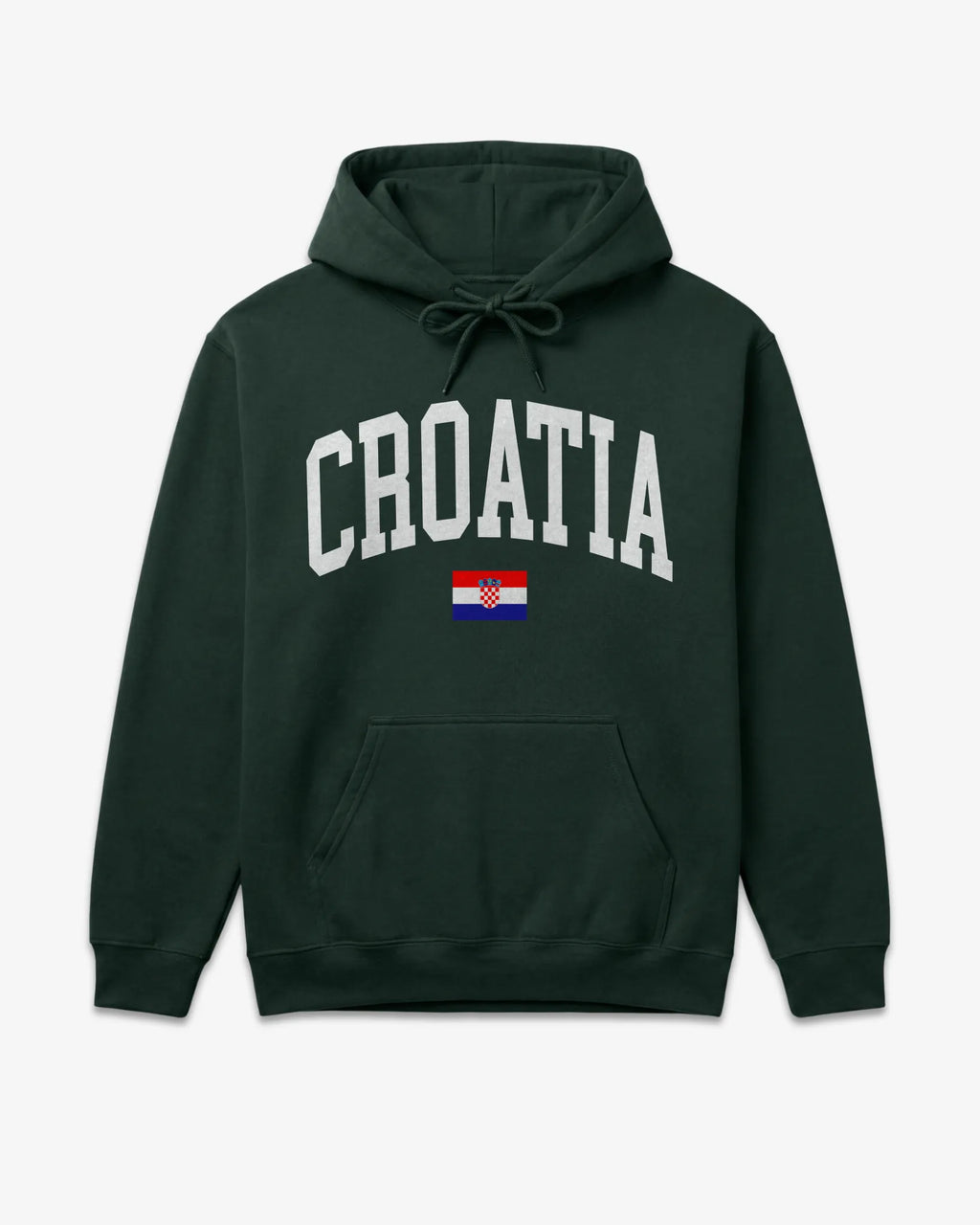 Croatia Collegiate Flag Hoodie