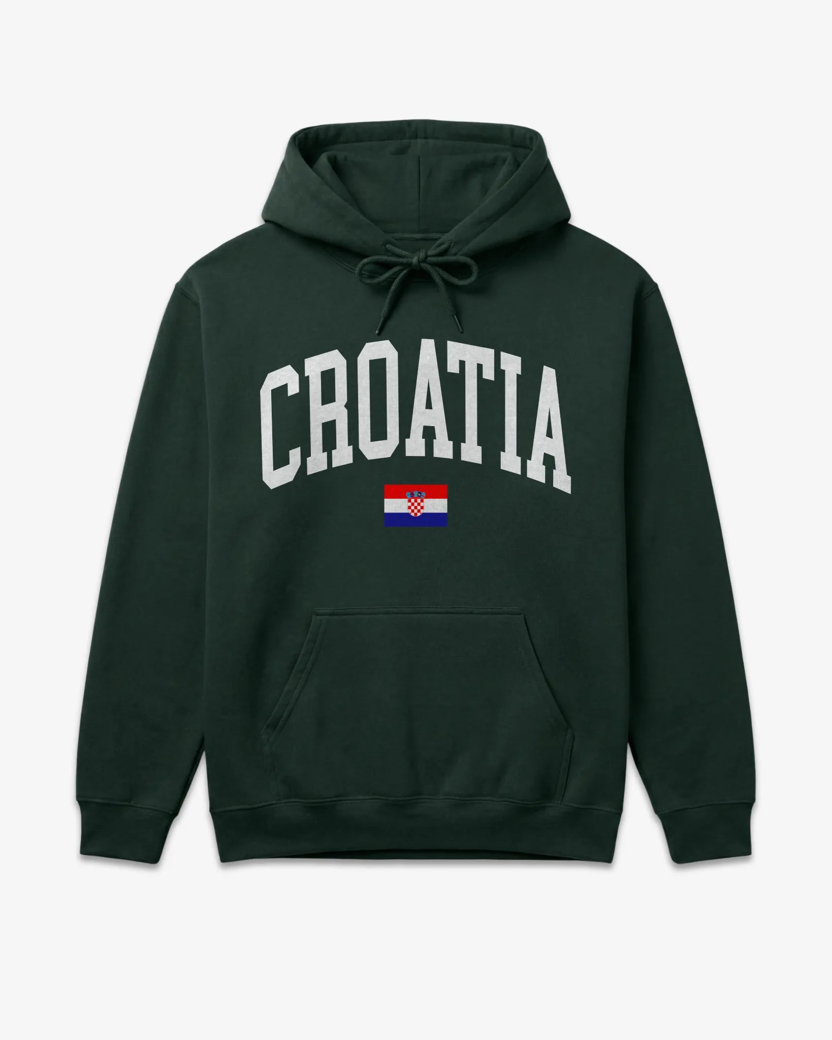 Croatia Collegiate Flag Hoodie