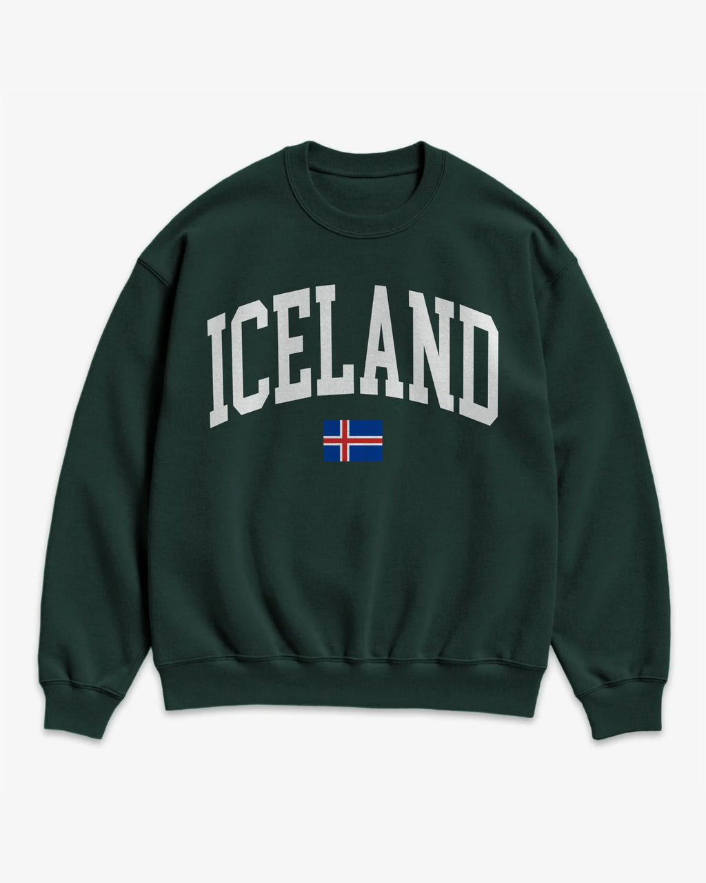 Iceland Collegiate Flag Sweatshirt