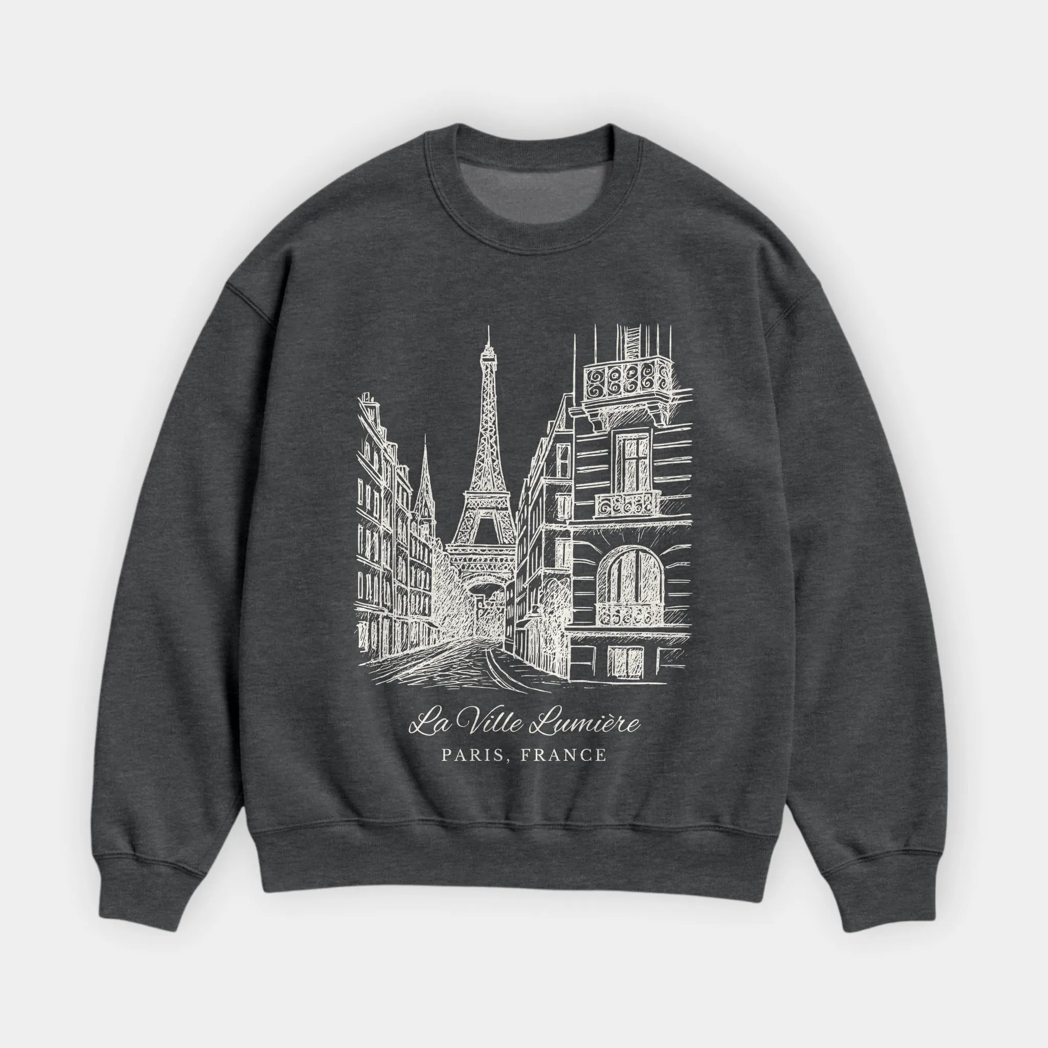 Paris Vintage Sketch Sweatshirt
