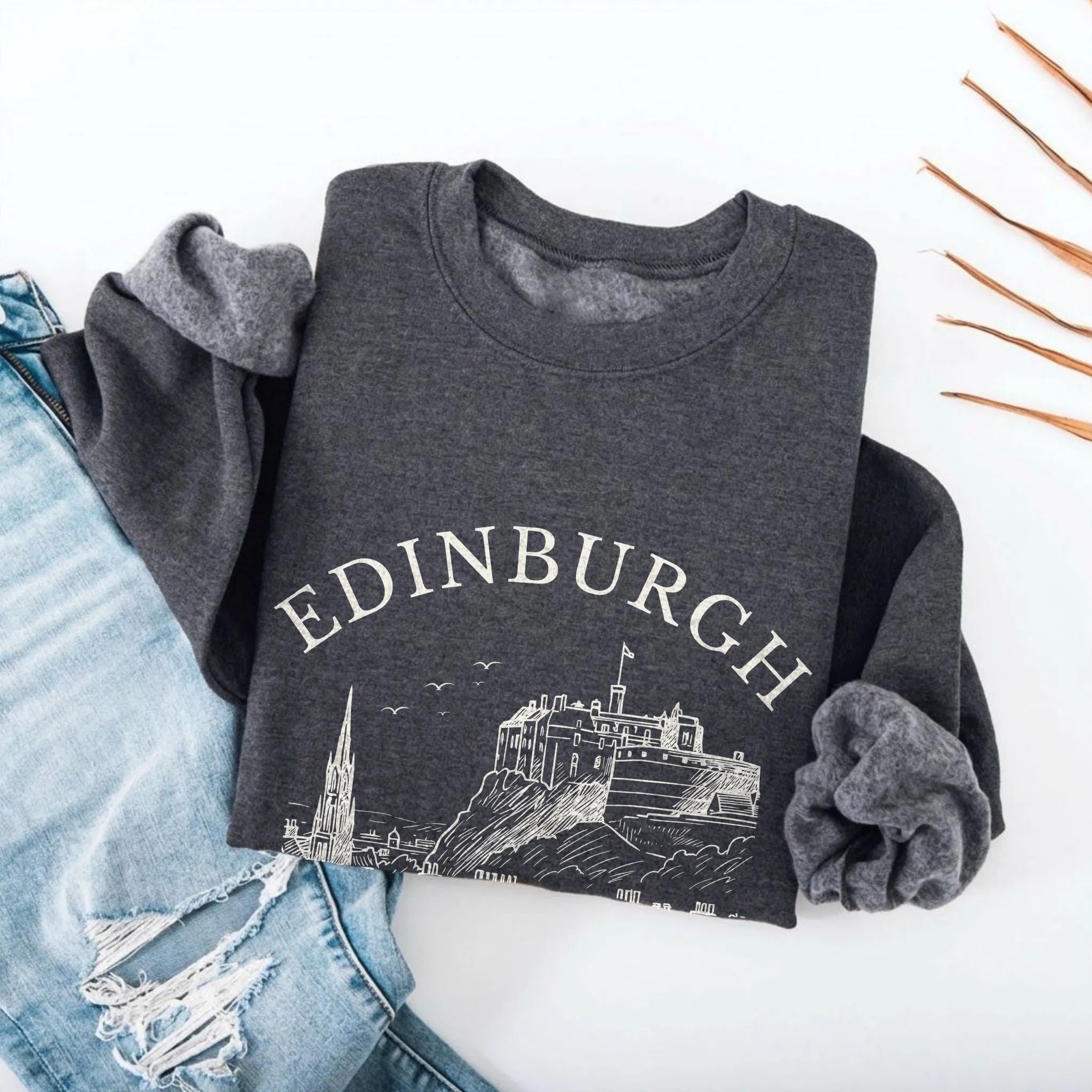 Edinburgh Vintage Sketch Sweatshirt