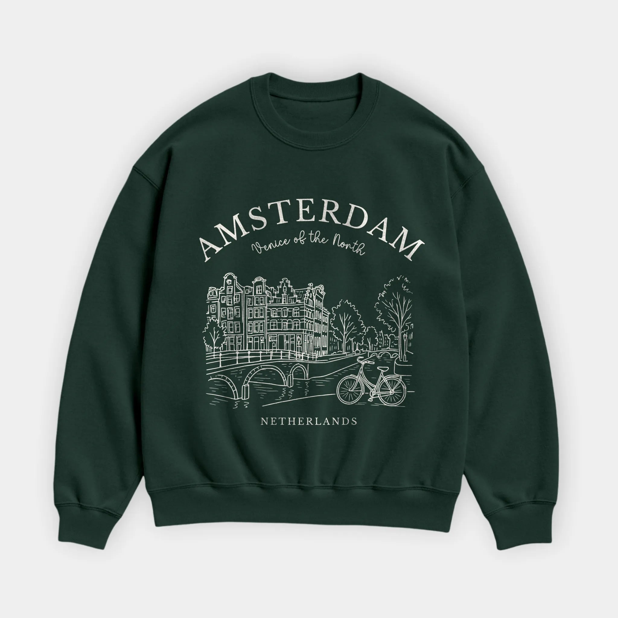 Amsterdam Vintage Sketch Sweatshirt