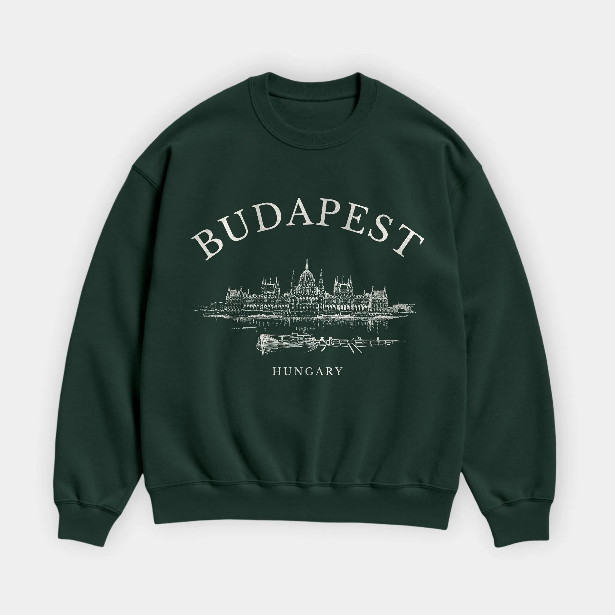 Budapest Vintage Sketch Sweatshirt
