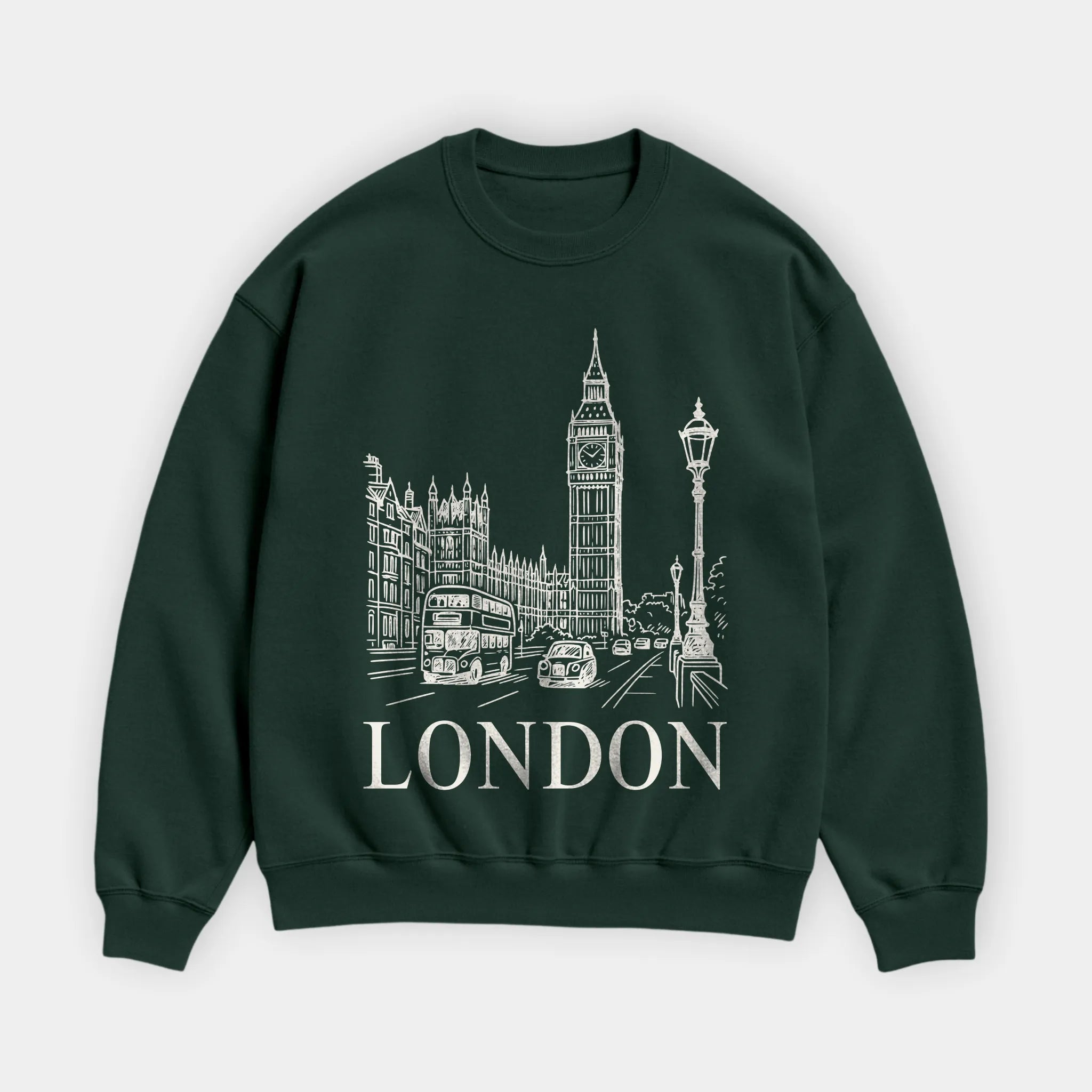 London Vintage Sketch Sweatshirt