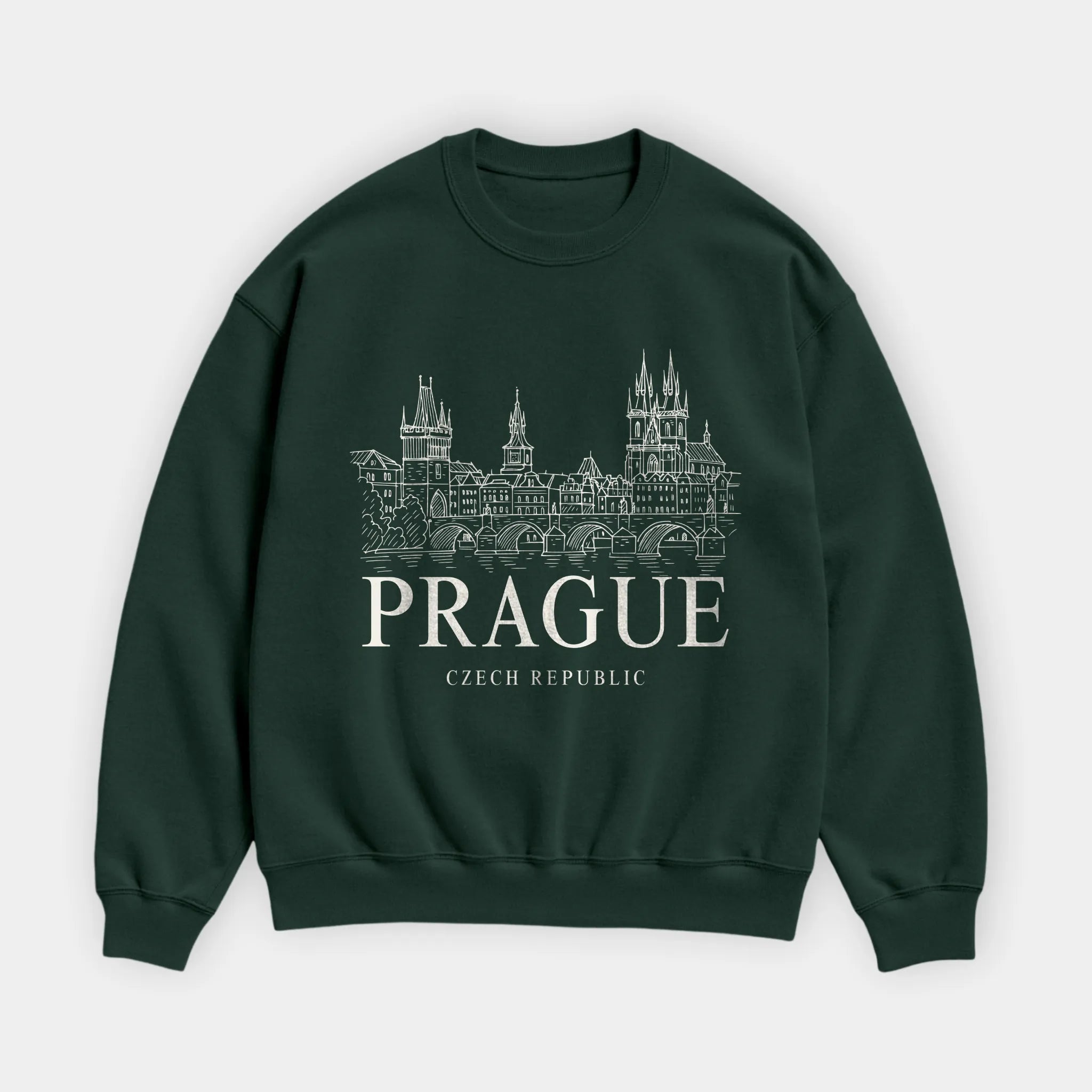 Prague Vintage Sketch Sweatshirt