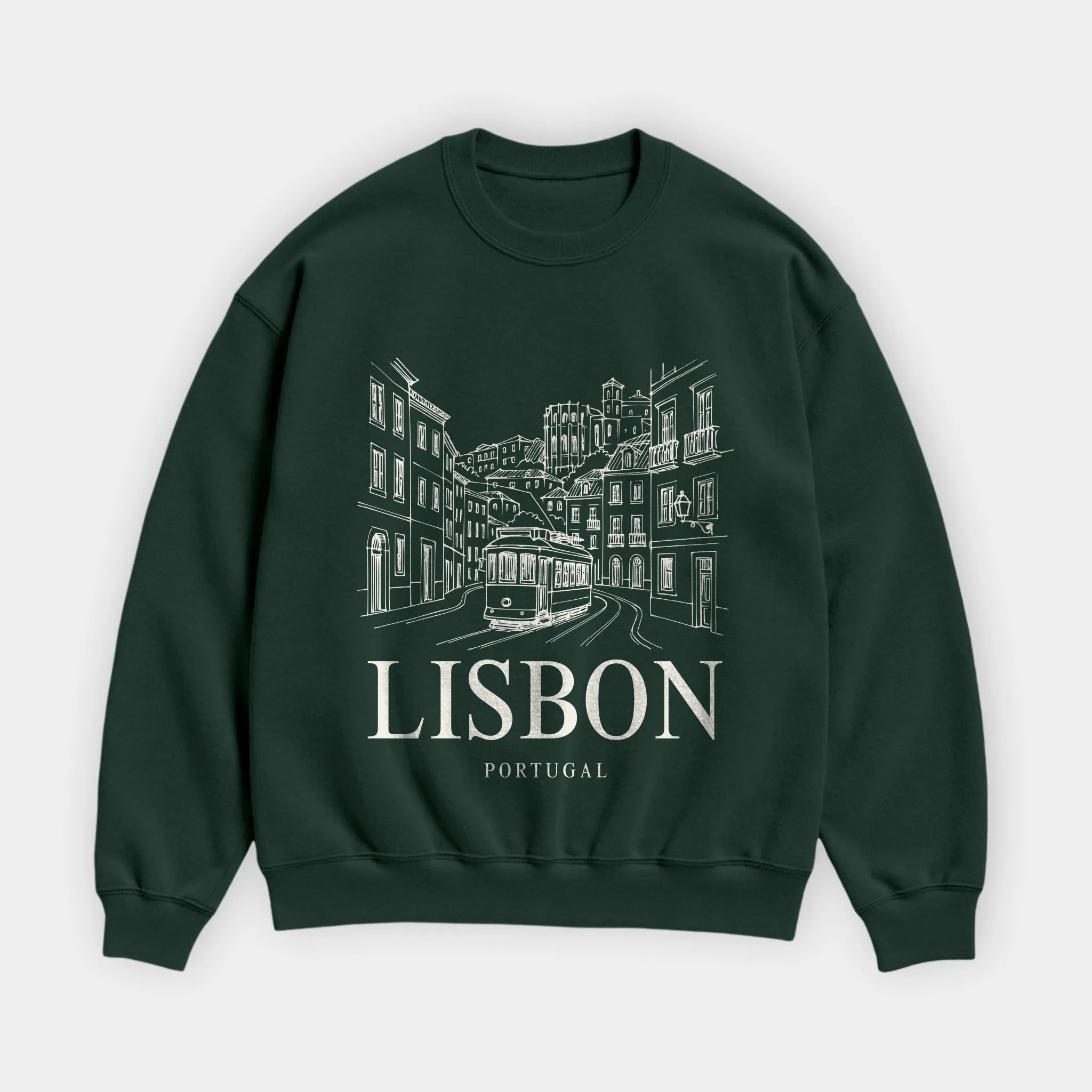 Lisbon Vintage Sketch Sweatshirt