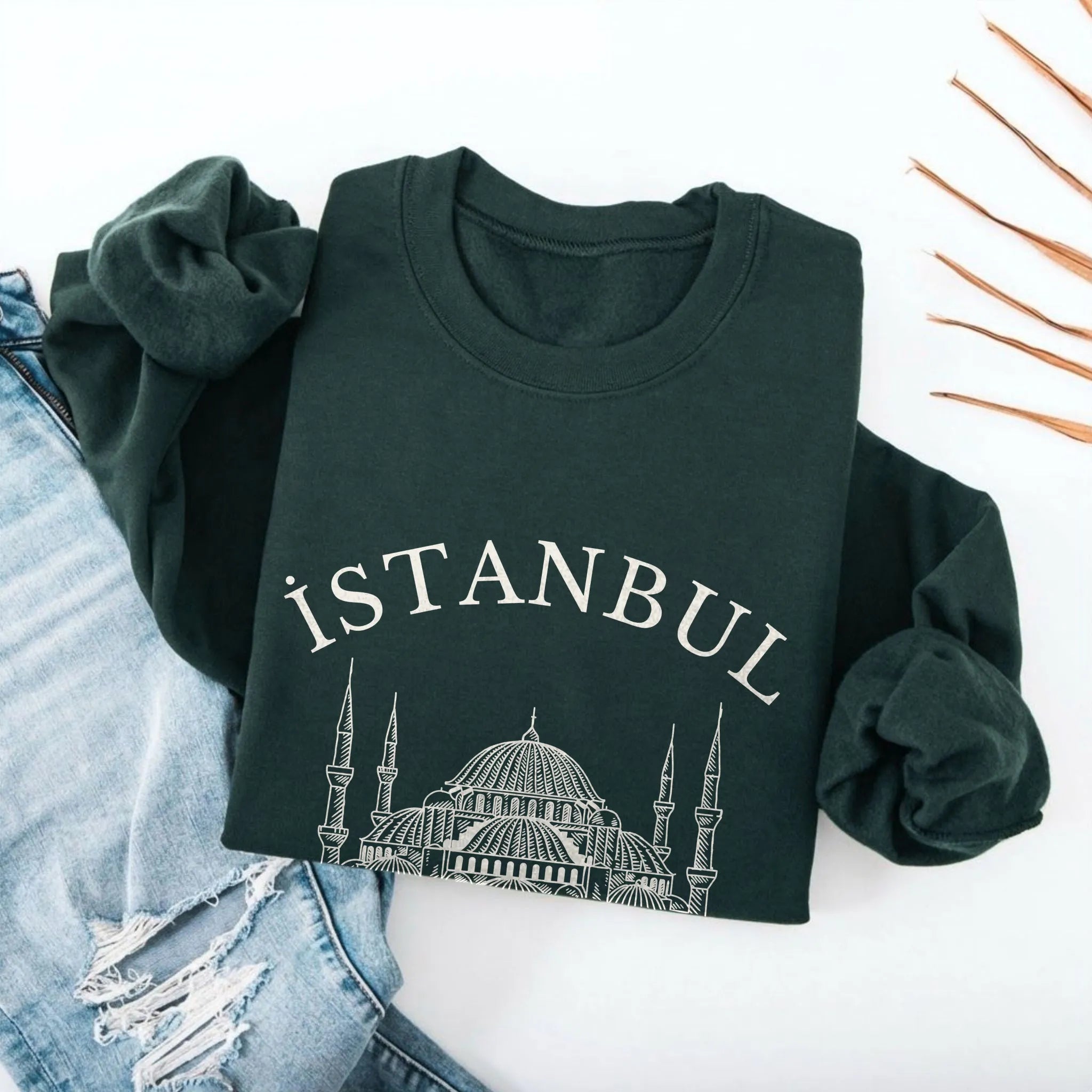 Istanbul Vintage Sketch Sweatshirt