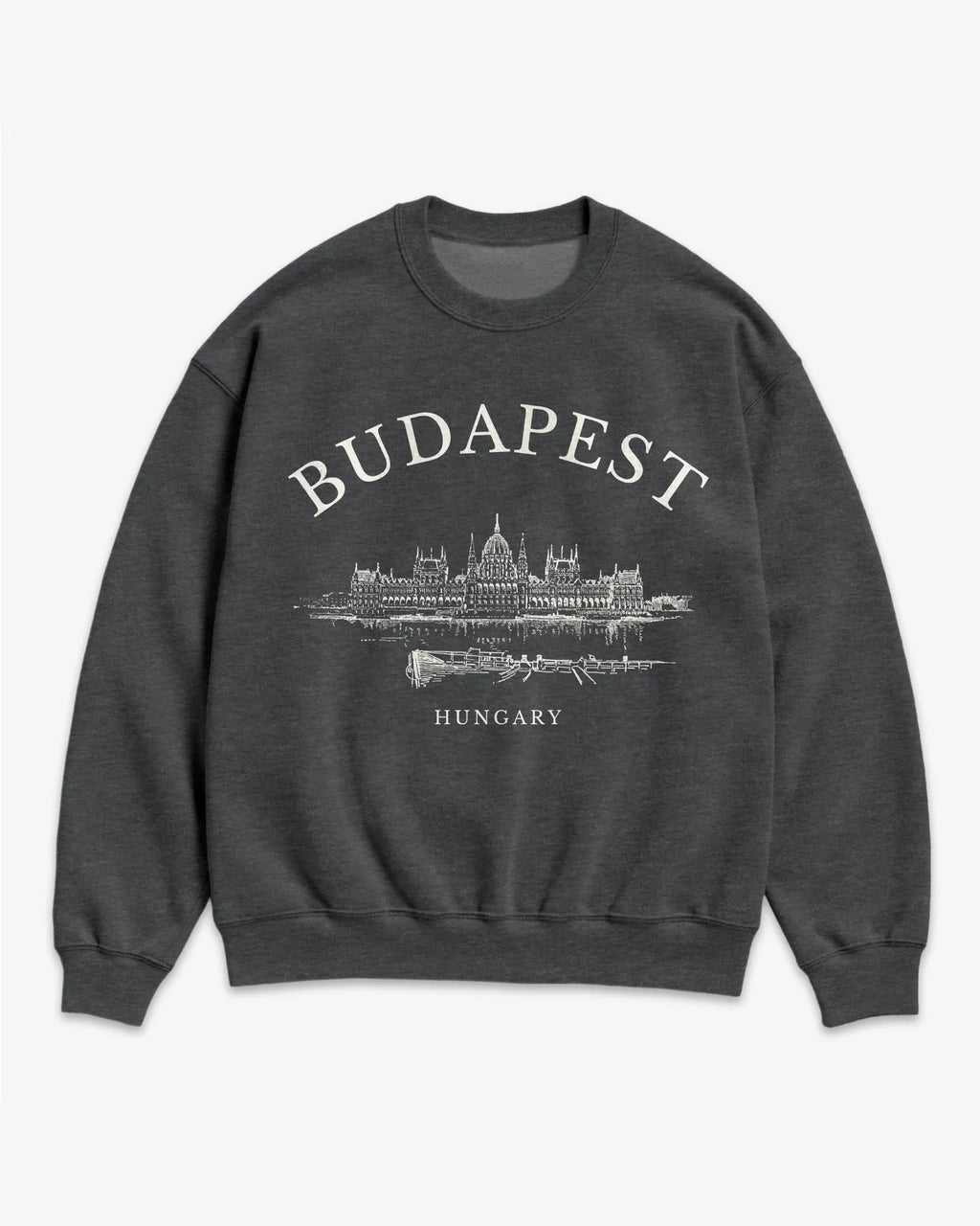 Budapest Vintage Sketch Sweatshirt
