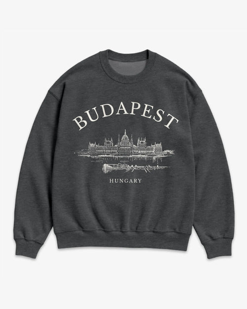 Budapest Vintage Sketch Sweatshirt