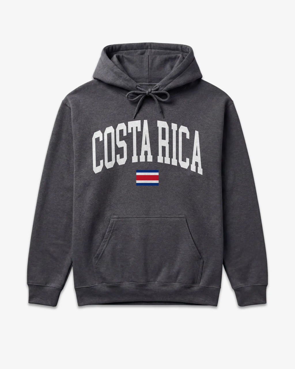 Costa Rica Collegiate Flag Hoodie