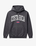 Costa Rica Collegiate Flag Hoodie