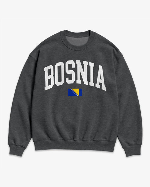 Bosnia Collegiate Flag Sweatshirt