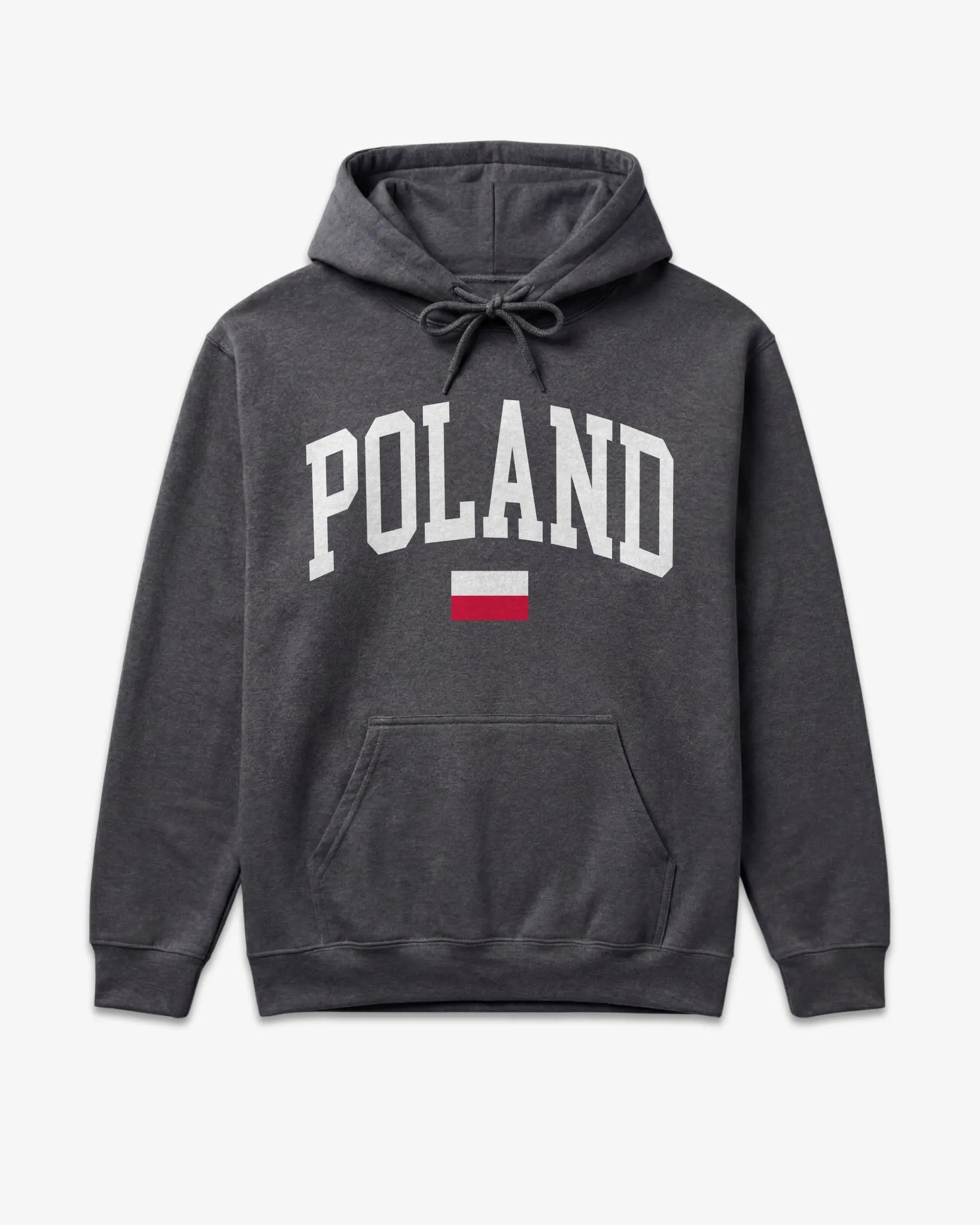 Poland Collegiate Flag Hoodie