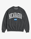 Nicaragua Collegiate Flag Sweatshirt