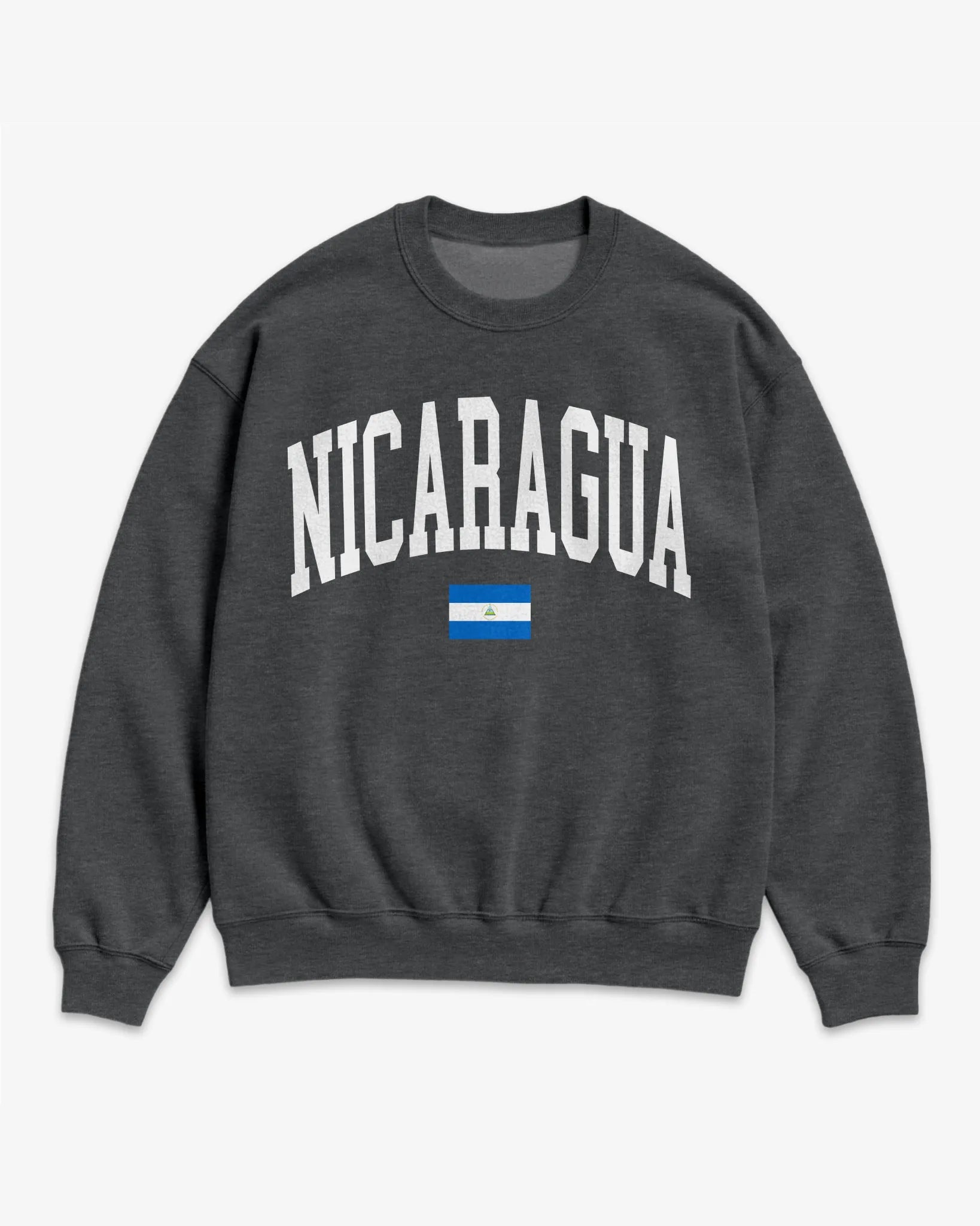 Nicaragua Collegiate Flag Sweatshirt
