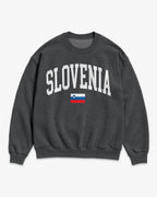 Slovenia Collegiate Flag Sweatshirt